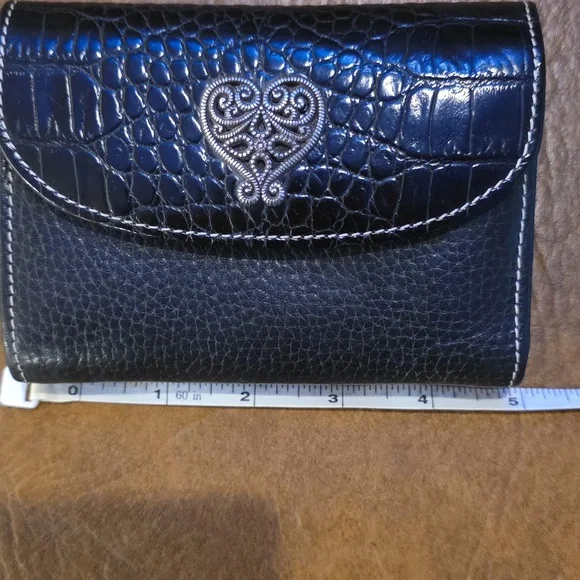 Brighton Black Leather Wallet NWOT - Picture 7 of 8
